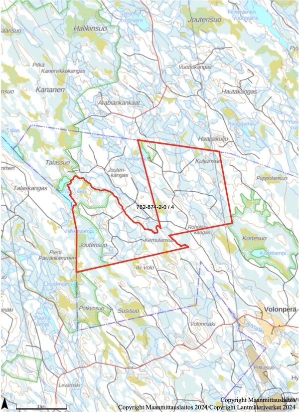 Metsästysalueen vuokraus: Kontio